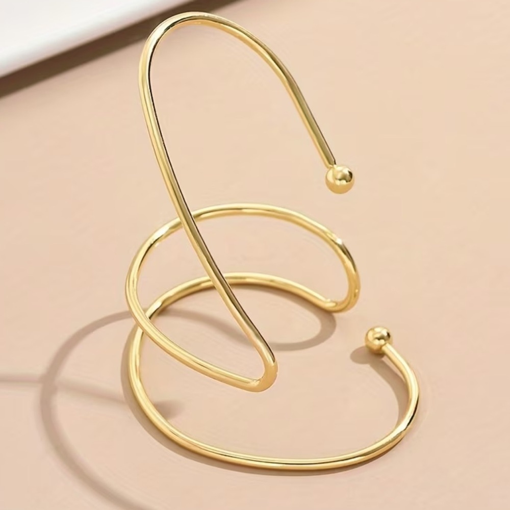 NEW Elegant Gold-Tone Women's Bracelet. Unique Bracelet ⚜️ A5-165 - Picture 2 of 5